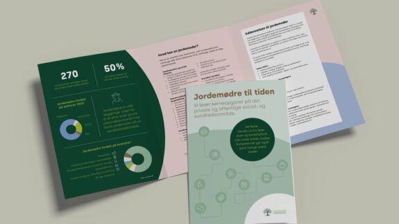 Billede af pjecen Jordemødre til tiden