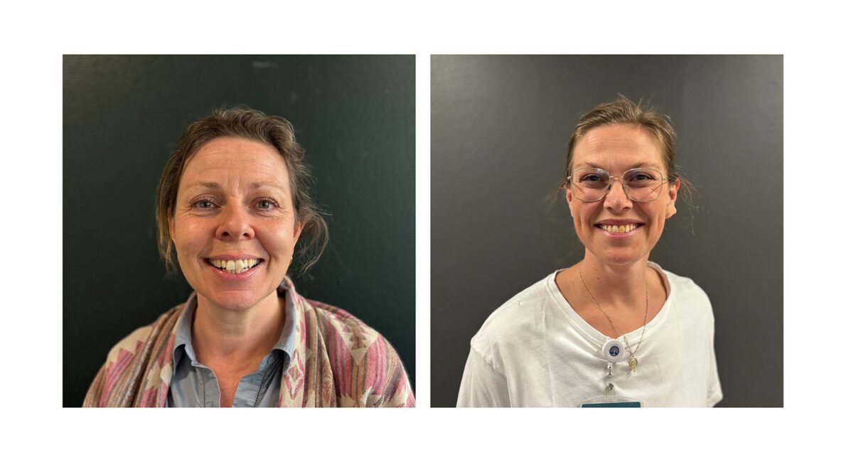 Louise Munk, vicechefjordemoder, og Nanna Pagn, klinisk jordemodersupervisor (KJO)